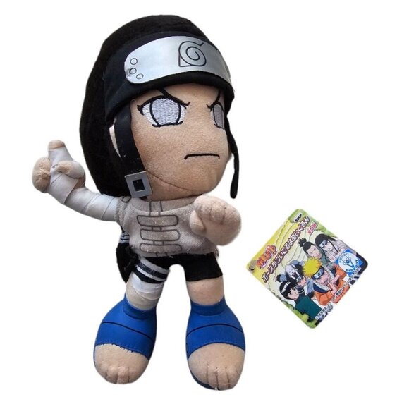 Naruto Banpresto Plush 2005 Hyuga Neji Posing Anime Figure Japan With Tag RARE - Picture 1 of 14